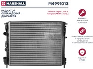 M4991013, Радиатор охлаждения Renault Logan 04-08, Clio II 04- МКПП, +A/C Marshall