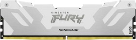 Фото 1/3 Оперативная память Kingston Fury Renegade KF576C38RW-16 DDR5 - 1x 16ГБ 7600МГц, DIMM, White, Ret