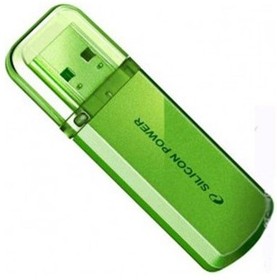 Фото 1/4 Флешка USB Silicon Power Helios 101 16ГБ, USB2.0, зеленый [sp016gbuf2101v1n]
