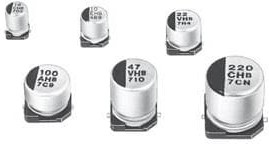 EEE-HP0J100R, Aluminum Electrolytic Capacitors - SMD Al Lytic Cap 105C SMT BP-HB Series