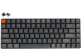 Фото 1/2 Беспроводная механическая ультратонкая клавиатура Keychron K3, 84 клавиши, RGB подсветка, Brown Switch