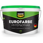 ВД краска Eurofarbe влагостойкая белая 14 кг 4631159427422