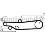 CT635, 5031 Ремень ГРМ Audi 80/ 100/ 200/ VW Passat