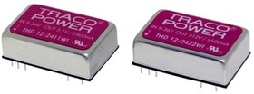 THD 12-2422WI, Isolated DC/DC Converters - Through Hole Product Type: DC/DC; Package Style: DIP-24; Output Power (W): 12; Input Voltage: 9-3