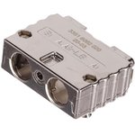 33516062020, Rectangular MIL Spec Connectors Bright nickel shlded plug backshell 2-ba