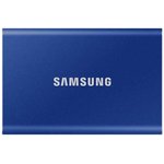 External SSD Samsung 500Gb T7  MU-PC500H/WW  синий (USB3.2 Gen2 ...
