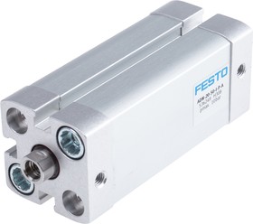 ADN-20-50-I-P-A, Pneumatic Cylinder - 536249, 20mm Bore, 50mm Stroke, ADN Series, Double Acting