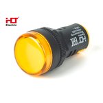 085-06-14, Лампа AD16-22DS(LED)матрица d22мм желтый 230В IP40 HLT