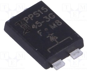 PPS1545-3G, Диод выпрямительный Шоттки, SMD, 45В, 15А, PowerSMD