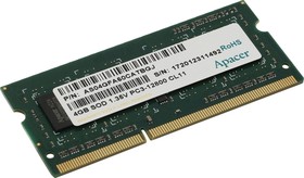 Фото 1/2 Модуль памяти Apacer DDR3 4GB 1600MHz DIMM CL11(AU04GFA60CATBGJ)