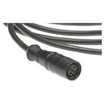 120065-0055, Sensor Cables / Actuator Cables MIC 4P F-PUSH ST 5M #22 PVC DC