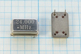 Генератор кварцевый 24МГц; гк 24000 \\FULL\T/CM\5В\\ (24.000 MHz)