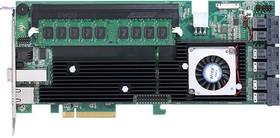 RAID-контроллер Areca ARC-1883ix-24 PCIe 3.0 x8 Full Profile, SAS/SATA 12G, RAID 0,1,5,6,10,50,60, 28port (6*int SFF8643 + 1*ext SFF8644), C