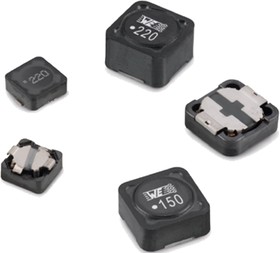 Фото 1/2 7447706102, Wurth, WE-PD SMT Shielded Wire-wound SMD Inductor 1000 µH 20% 600mA Idc