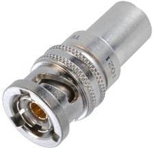 PL75C-221, RF Connectors / Coaxial Connectors TRB Plug STR Full CRMP 3-lug