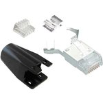 SS-39200-092, Modular Connectors / Ethernet Connectors Mod Plug CAT6a 8P 8C ...