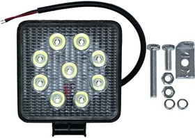 Универсальная противотуманная светодиодная фара 27W 9 LED, 9-40V, 128х108х36мм DA-02362