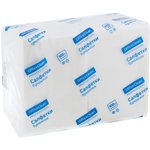 Бумажные салфетки Professional Profi Pack 1 слой, 24х24 см, белые, 400 шт 255444