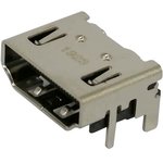 208658-8121, HDMI, Displayport & DVI Connectors 0.5mm HDMI Recep RA 19CKT