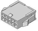 Фото 1/2 0039012181, Conn Housing PL 18 POS 4.2mm Crimp ST Panel Mount Natural Mini-Fit Jr™ Bag