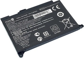 Аккумулятор Amperin AI-BP02XL (совместимый с BP02XL, HSTNN-LB7H) для ноутбука HP 15-AU 7.7V 4400mAh черный