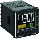 E5CD-RX2A6M-000, E5CD Panel Mount PID Temperature Controller, 48 x 48mm 2 Input ...