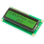 162J BC BW, LCD Character Display Modules & Accessories 16x2 Char Display STN ...