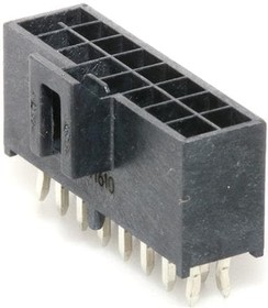105310-1116, Pin Header, Power, Wire-to-Board, 2.5 мм, 2 ряд(-ов), 16 контакт(-ов), Through Hole Straight