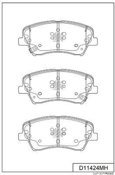 KASHIYAMA Колодки тормозные передние HYUNDAI ELANTRA MD/UD 11-15 HYUNDAI: ELANTRA AD 16-20; KIA: SOR