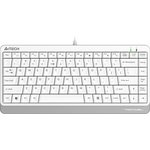 Клавиатура A4TECH Fstyler FKS11, USB, белый серый [fks11 white]