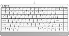 Фото 1/10 Клавиатура A4Tech Fstyler FKS11 белый/серый USB (FKS11 WHITE)