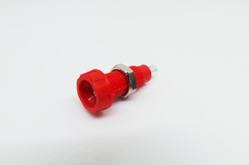 Фото 1/5 Red Female Banana Socket, 4 mm Connector, Solder Termination, 10A, 50V, Silver Plating
