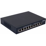 OSNOVO SW-21000 PoE Switch(120W) Fast Ethernet PoE switch with 10 RJ45 ports ...