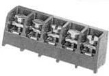 1437654-8, Barrier Terminal Blocks BSTRP .375 18C VRT BLK 22-12