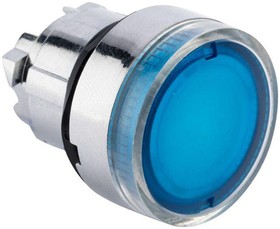 XB4BW-B, Механизм кнопки исполнительный XB4 синий плоский возвратный без фиксации с подсветкой PROxima