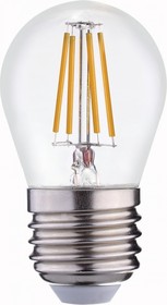 Фото 1/3 Лампа светодиодная LED FL P45-C 7W E27 4000K, серия Х 24006