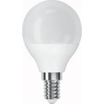 Лампа светодиодная LED P45-C 8W E14 3000K, серия Х 24010