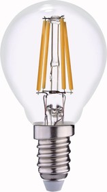 Фото 1/3 Лампа светодиодная LED FL P45-C 7W E14 3000K, серия Х 24000