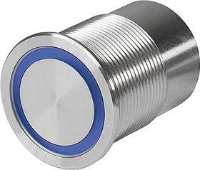 1241.3669, Pushbutton Switches 22mm STAINLESS STEEL RED/GRN/BLU RING