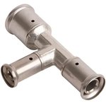 Тройник переходный уменьшенный с двух сторон, латунь пресс, 20x20x16, 11P-202016