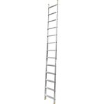 Алюминиевая односекционная приставная лестница 13 широких ступеней НК1 5113