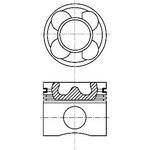 87-127407-00, 87-127407-00_поршень! d87x3x1.75x2.5 +0.5\ Renault Espace/Laguna ...