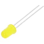 L-7113LYD, LED; 5mm; yellow; 1?3mcd; 30°; Front: convex; 1.85?2.5V