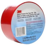 Scotch 764 Red Vinyl 33m Lane Marking Tape, 0.13mm Thickness