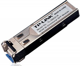 Фото 1/10 TP-Link SM321A, 1000Base-BX WDM двунаправленный SFP-модуль, разъём LC, TX:1550нм/RX:1310нм, одномодовый, 20км