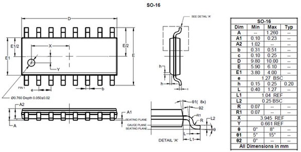 IC Isolatore Digitale ADUM1402CRWZ – 4 Canali, 16-SOIC, Nuovo