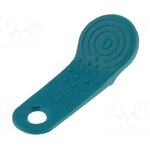 F54-DS9093A, Pellet memory holder in a keychain; green