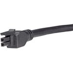 245132-0210, Rectangular Cable Assemblies MICROFIT 2CKT CBL AY DR OVERMOLDED 1M BLK