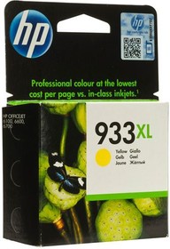 Фото 1/10 Картридж струйный HP 933XL CN056AE желтый (825стр.) для HP OJ 6700/7100