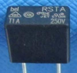 RSTA 1.6 BULK, Fuses with Leads - Through Hole